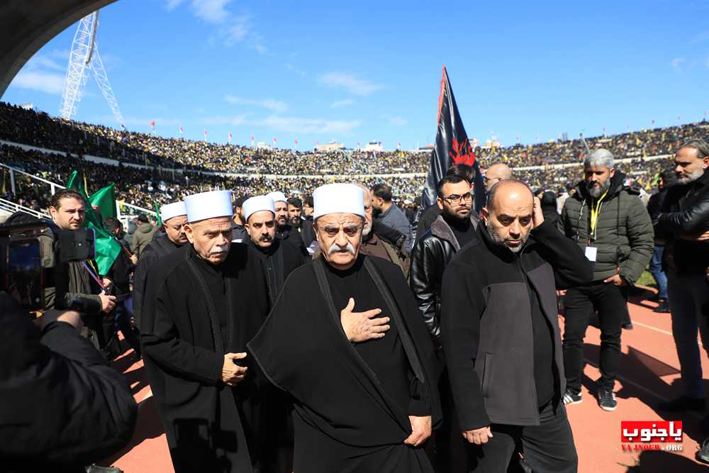 وداع مليوني في تشييع القائد التاريخي السيد حسن نصر الله  والسيد هاشم صفي الدين في بيروت  الجزء الثالث